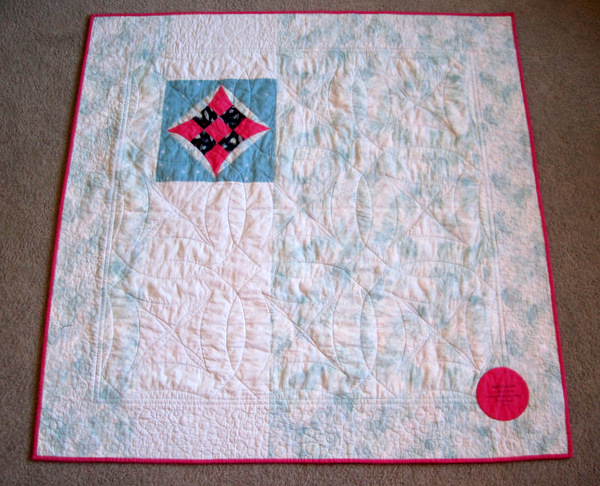 back of Marta's Quilt