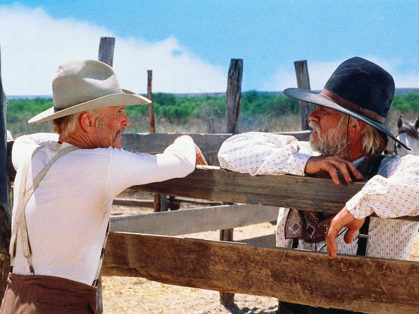 Robert Duvall and Tommy Lee Jones in Lonesome Dove