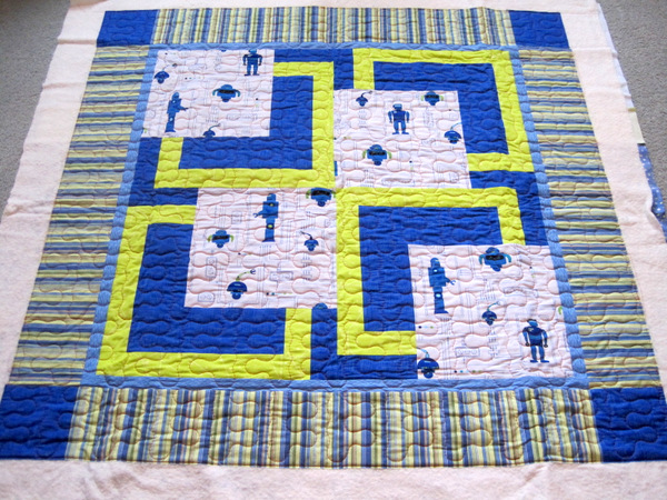 2013-3, basted baby quilt