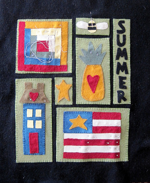 Vickie's wool applique