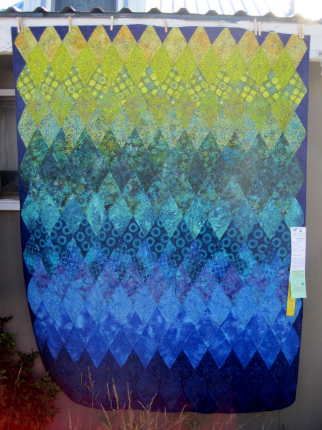 Deconstructed Peacock (65 x 83) by Kim Graham of Boise ID