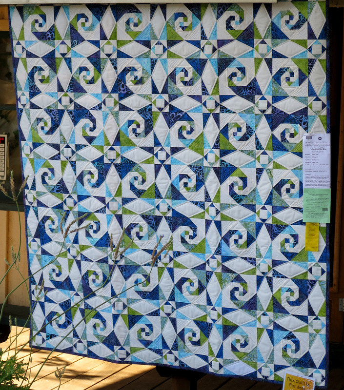 Swirling Sea by Karen Oster of Sisters OR (57 x 63)