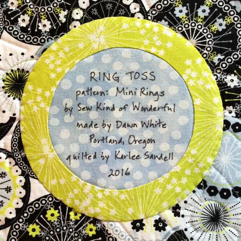 2016-6, Ring Toss label