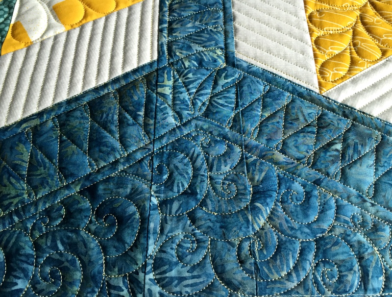 WanderLust, quilting detail 3