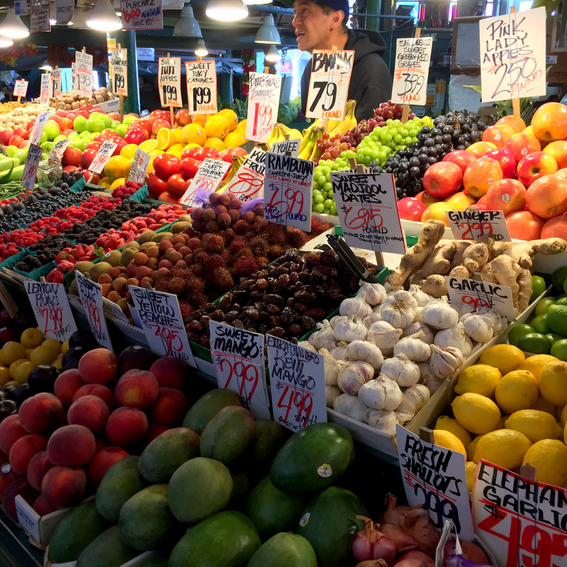 Seattle pike place mkt produce aug 2016