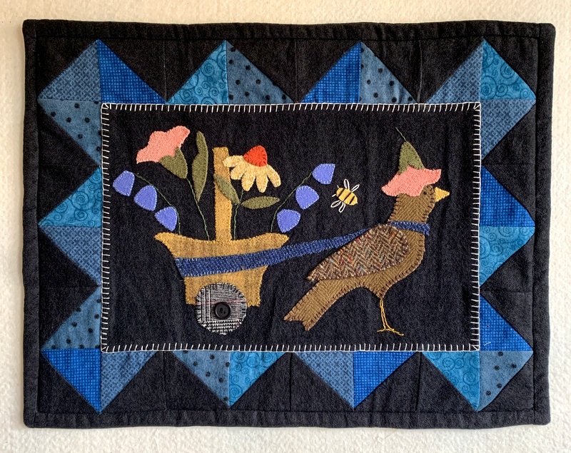 Easy Applique Patchwork Cats Table Runner - Freemotion by the River